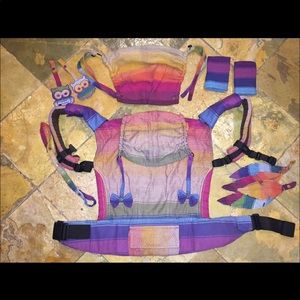 Tula Half Toddler sustain Bow Purpura Dw Carrier